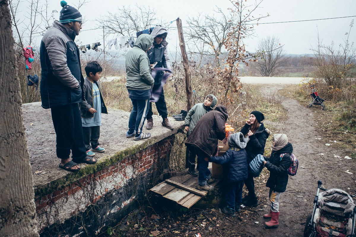 Volksschullehrerin Alma hilft Menschen am Grenzgebiet zu Kroatien.