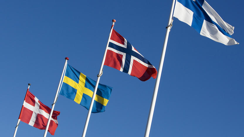 Flaggen Skandinavien