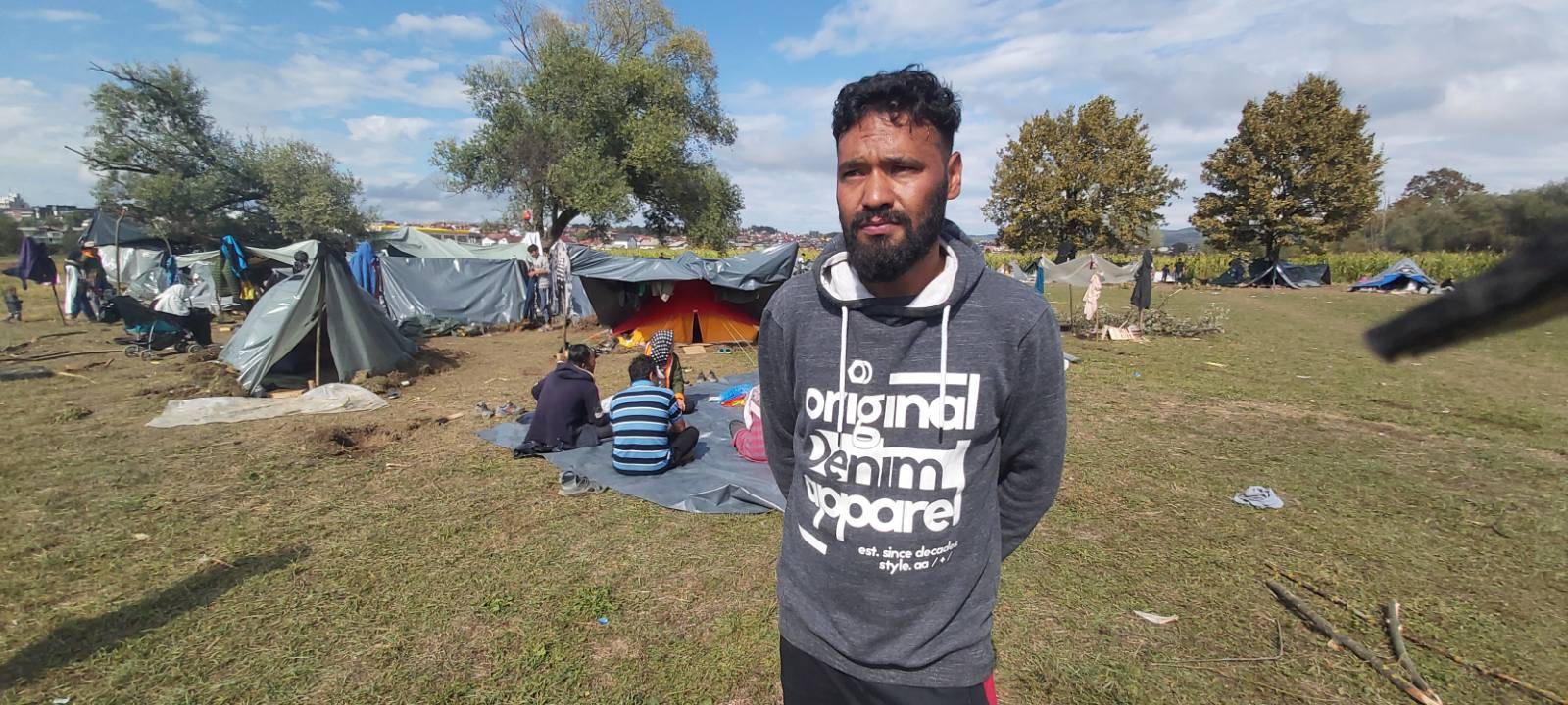 Ibrahim Rasool im Camp