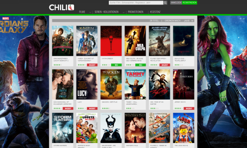 Chili, Video-on-Demand, Screenshot
