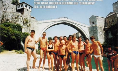 Mostar, Stari Most, Springer, Alte Brücke, 