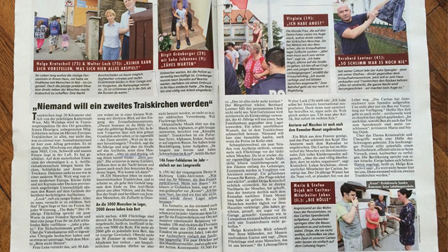 Kronen Zeitung, Flüchtlinge