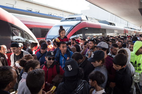 Flüchtlinge, Bahnhof, Europa