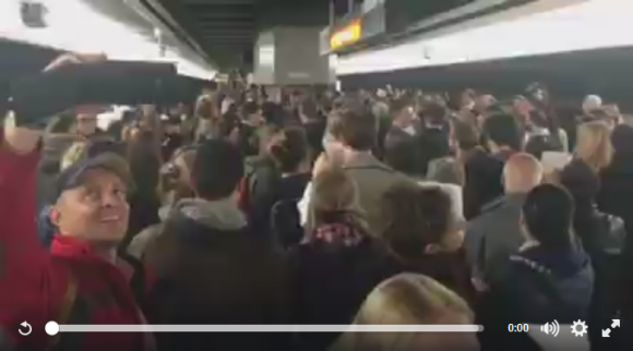 Screenshot - U-Bahn Flashmob Van der Bellen